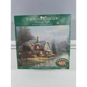 Thomas Kinkade Corkboard Puzzle 500pc Moonlight Lane Adult Jigsaw